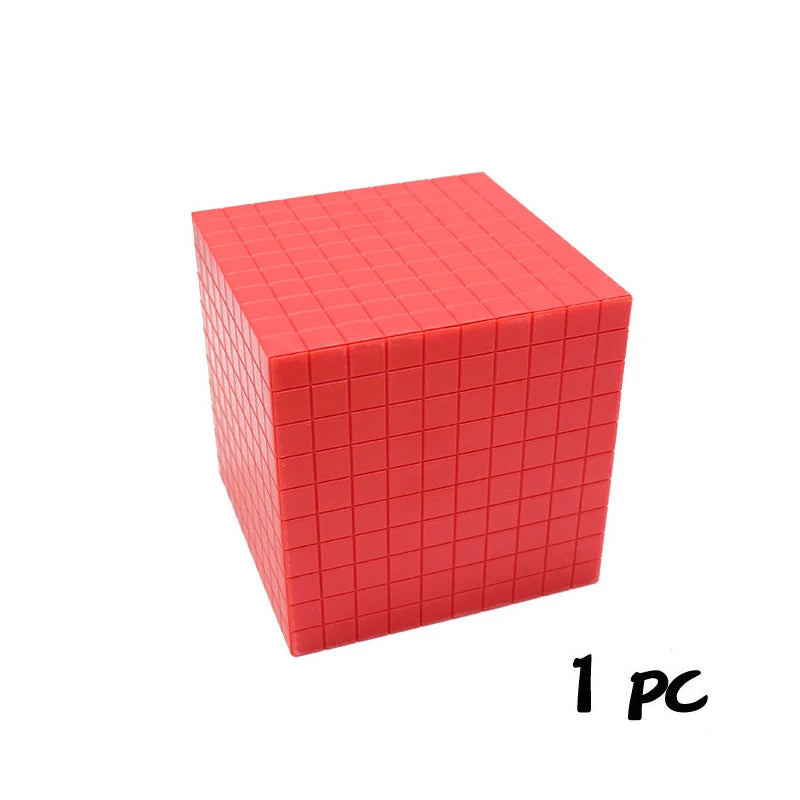 Montessori Cubi Decimali 3D. Edizione Pensiero Logico. Giochi Montessori.