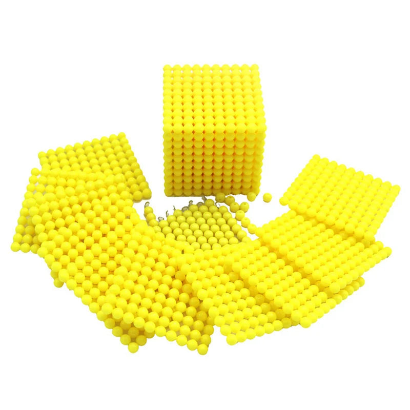 Set Montessori con Perle Decimali. Edizione Famiglia. Giochi Montessori Educativi