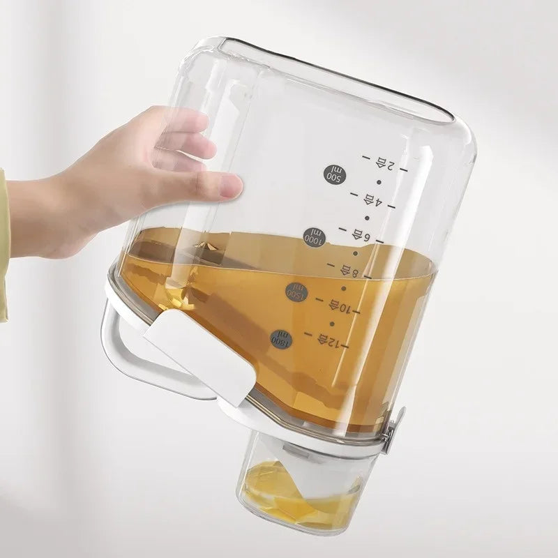 Contenitore Cereali 1500ML con Misurino. Conservazione Ermetica per Riso, Legumi e Alimenti Secchi