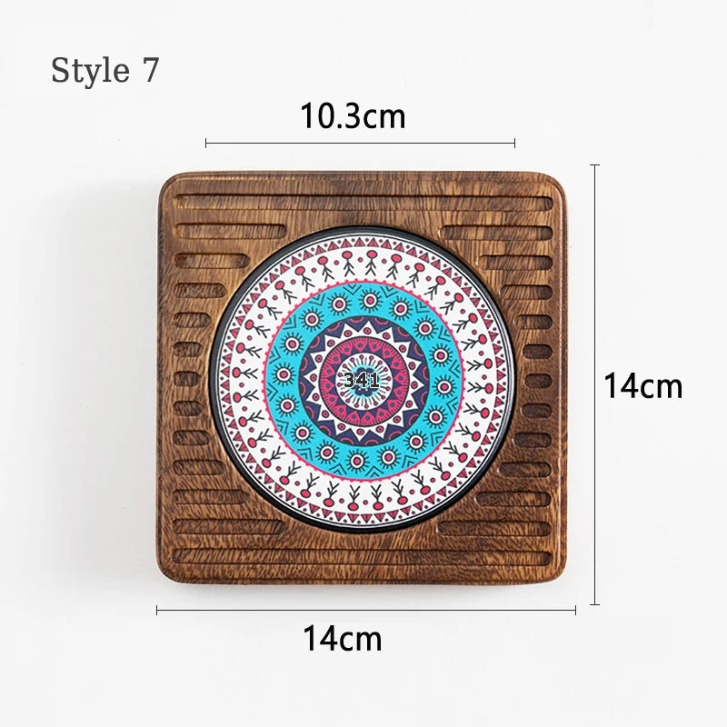 Sottopentola in Legno Massello per Casseruole. Protezione Termica Creativa e Antiscivolo