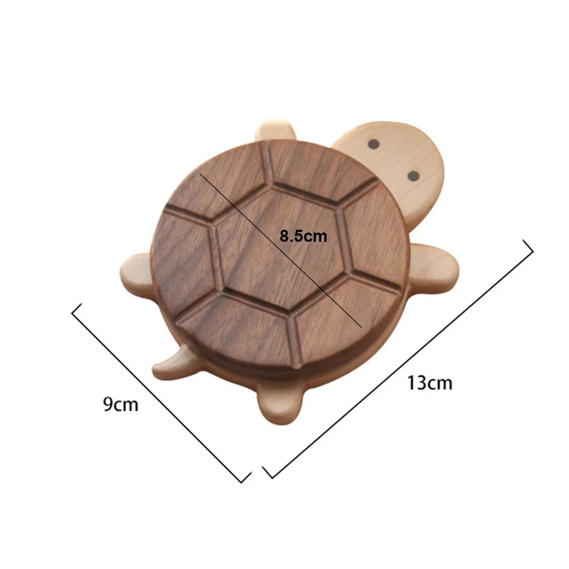 Tappetino isolante a forma di tartaruga in noce nera, creativo e grazioso, sottopentola per bollitore anti-scottature 🐢