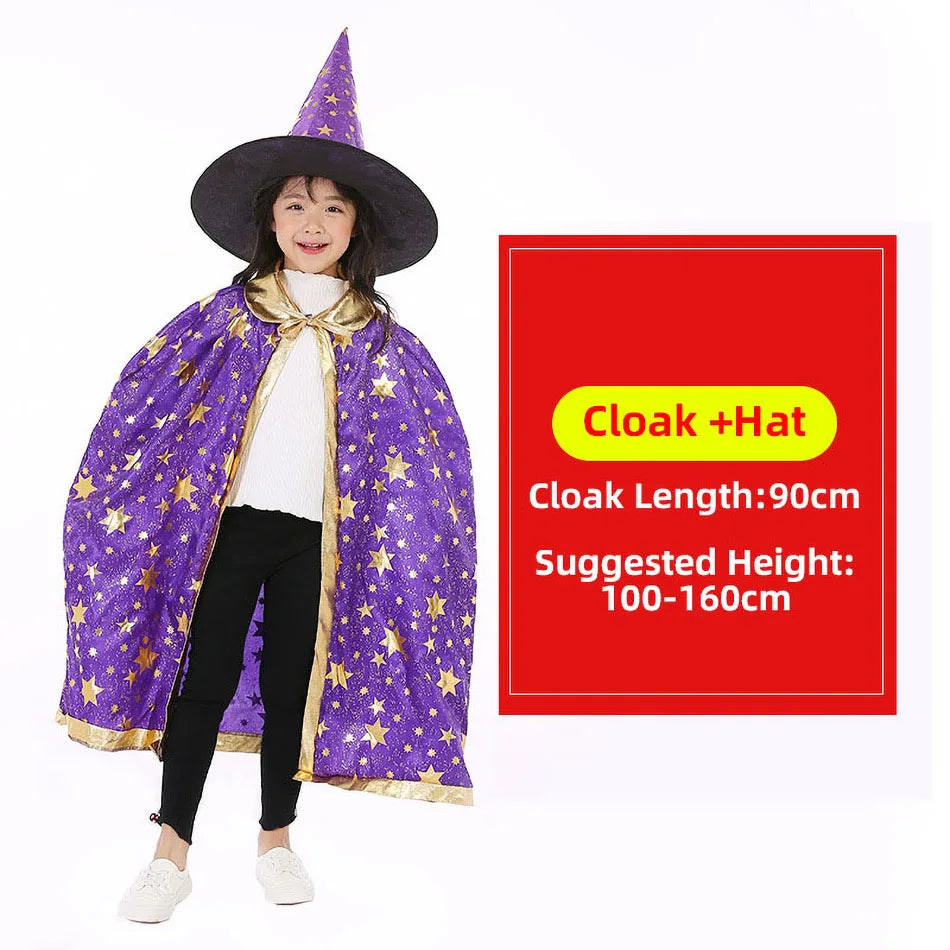 Cappello da Strega e Scopa per Bambini: Costume e Accessori Halloween