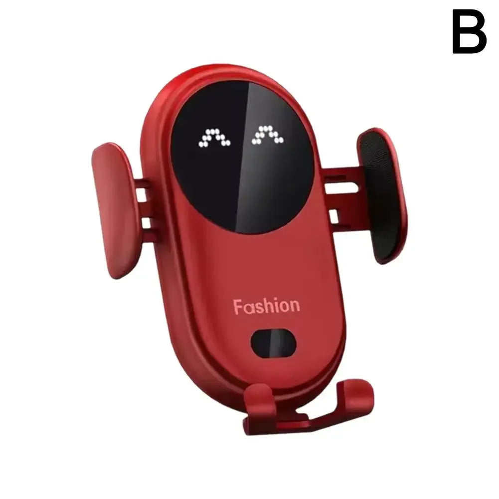 Supporto per telefono in auto. Ricarica Wireless Veloce & Bloccaggio Intelligente in un Supporto Auto Elegante