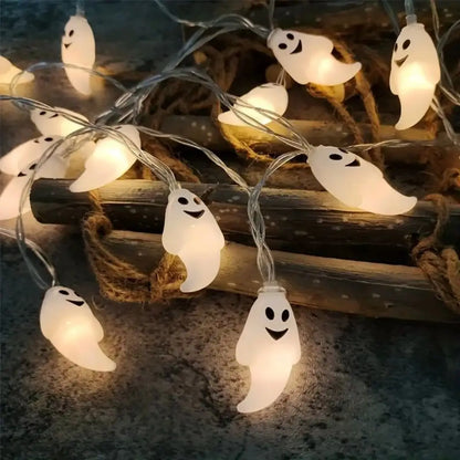 Decorazioni Halloween. Luci Fantasmi Halloween 3m – 10 o 20 LED, a Batteria