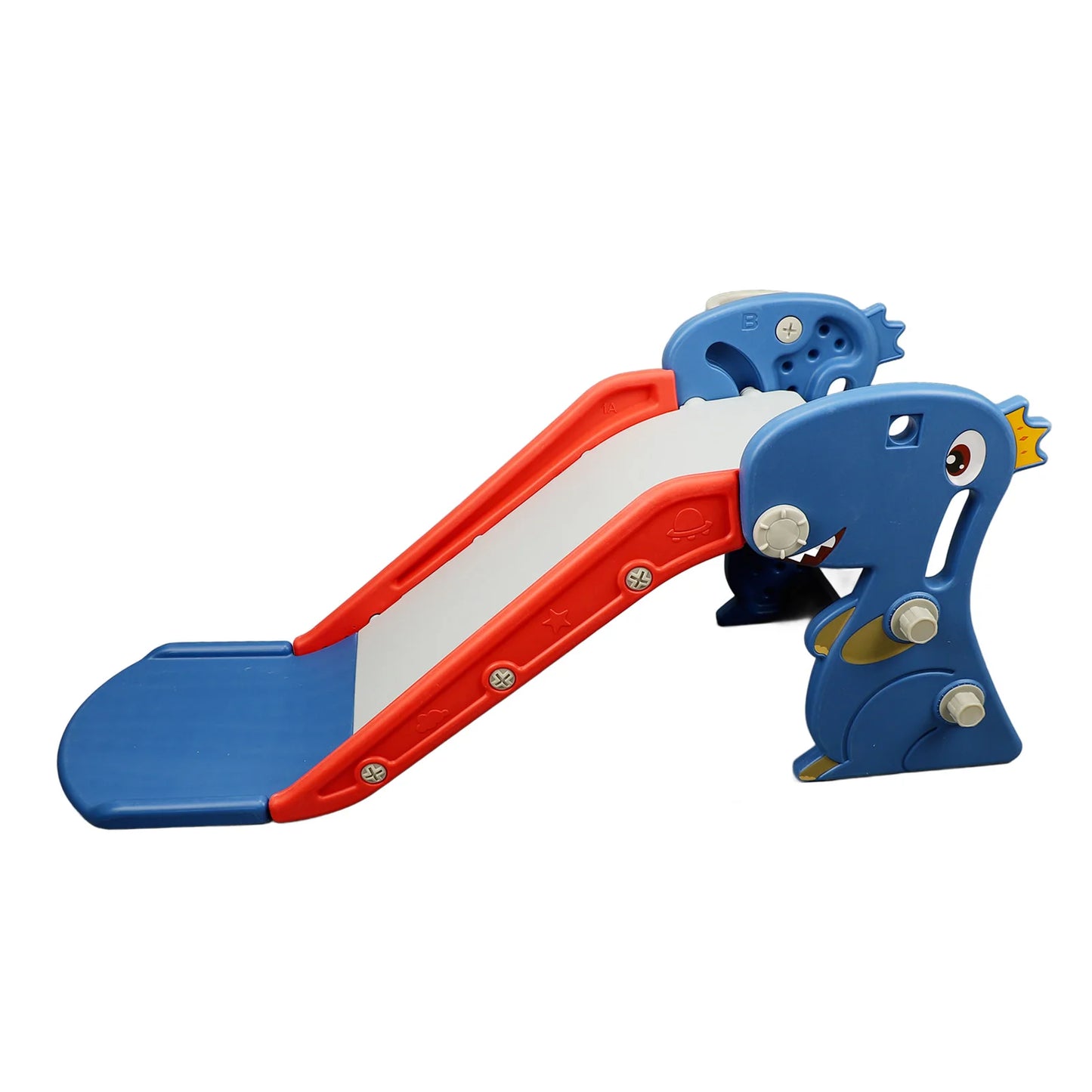 Scivolo Pieghevole per Bambini con Tema Dinosauro. Divertimento Sicuro e Educativo per Bambini da 0 a 3 Anni