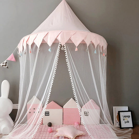 Un Rifugio da Favola: Tenda Camera da Letto per Bambini con Baldacchino Pieghevole.