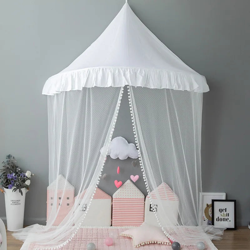 Un Rifugio da Favola: Tenda Camera da Letto per Bambini con Baldacchino Pieghevole.