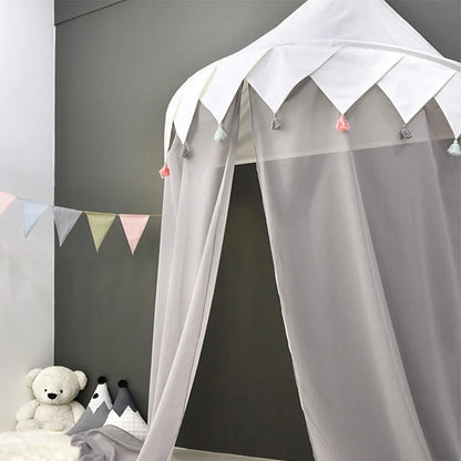 Un Rifugio da Favola: Tenda Camera da Letto per Bambini con Baldacchino Pieghevole.