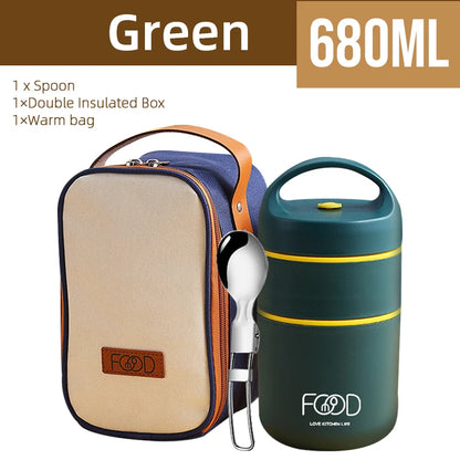 Contenitore per merenda 680ml. Pasti sempre caldi, freschi e pronti, ovunque vada tuo figlio!