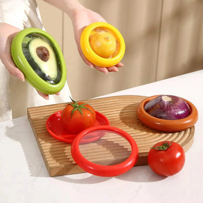 Freschezza Sempre a Portata di Mano: Contenitori in Silicone per Frutta e Verdura – Set da 1 o 4 Pezzi