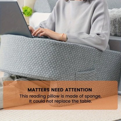 Comfort Estremo per Giocatori e Lettori: Cuscino Lettura XL in Memory Foam con Braccioli