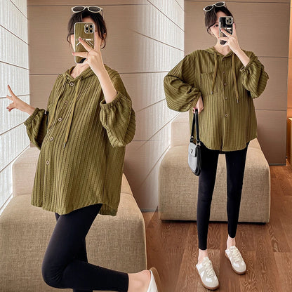 Felpa Premaman Autunno 2025. Eleganza Casual con Comfort per la Maternità.