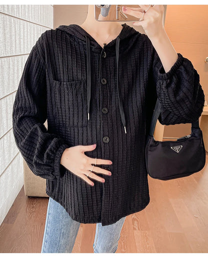 Felpa Premaman Autunno 2025. Eleganza Casual con Comfort per la Maternità.