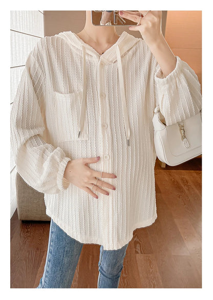 Felpa Premaman Autunno 2025. Eleganza Casual con Comfort per la Maternità.