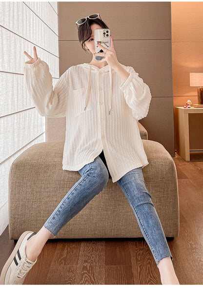 Felpa Premaman Autunno 2025. Eleganza Casual con Comfort per la Maternità.