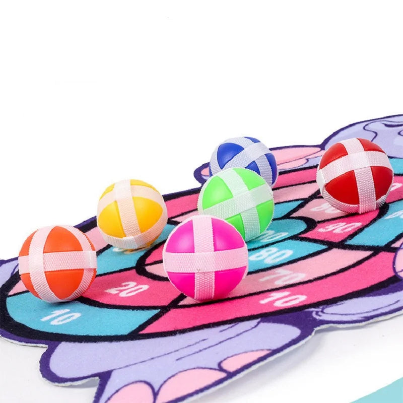Gioco Educativo per Bambini: Bersaglio Animali Cartoni con Palline Appiccicose