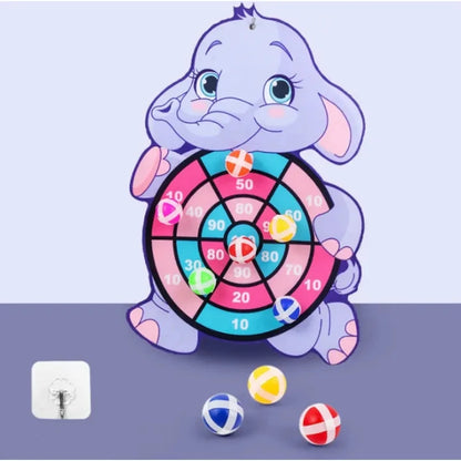 Gioco Educativo per Bambini: Bersaglio Animali Cartoni con Palline Appiccicose