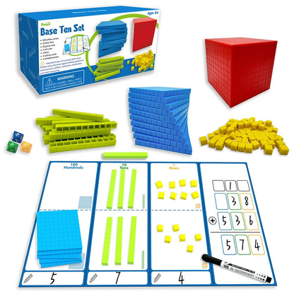 Montessori Cubi Decimali 3D. Edizione Pensiero Logico. Giochi Montessori.