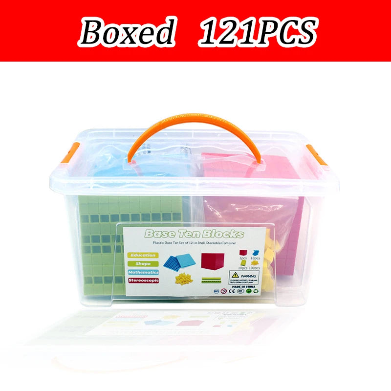 Montessori Cubi Decimali 3D. Edizione Pensiero Logico. Giochi Montessori.