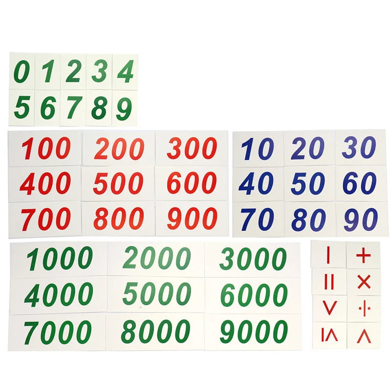 Set Montessori con Perle Decimali. Edizione Famiglia. Giochi Montessori Educativi