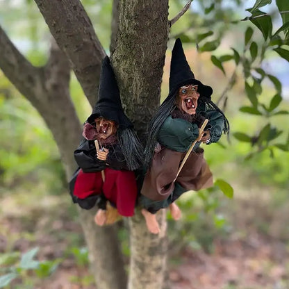 Halloween Talking Witch with LED Eyes & Sounds. Spooky Decor