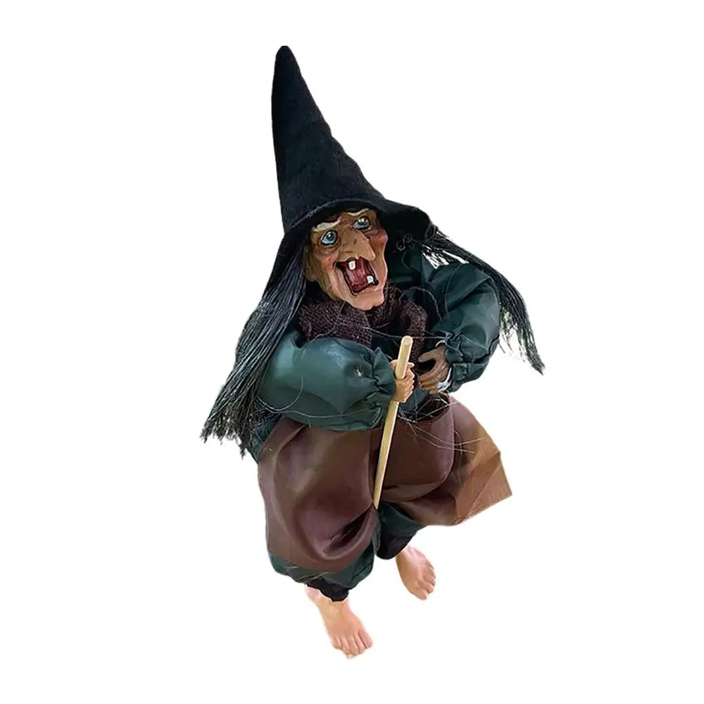 Halloween Talking Witch with LED Eyes & Sounds. Spooky Decor