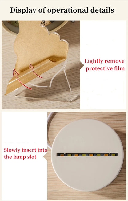 Lampada LED Orsetto 3D. Una Luce Magica per Ogni Occasione 🎄🎁