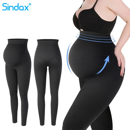 Leggings Premaman Vita Alta Modellanti. Abbigliamento Donna Incinta.
