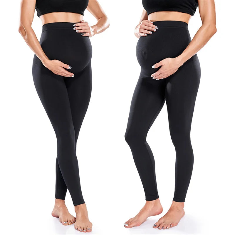 Leggings Premaman Vita Alta Modellanti. Abbigliamento Donna Incinta.