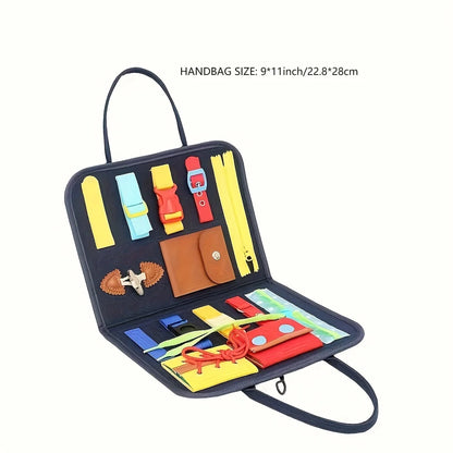 Libro Sensoriale Montessori. Busy Bag Attività Educative per Bambini in Viaggio o a Casa