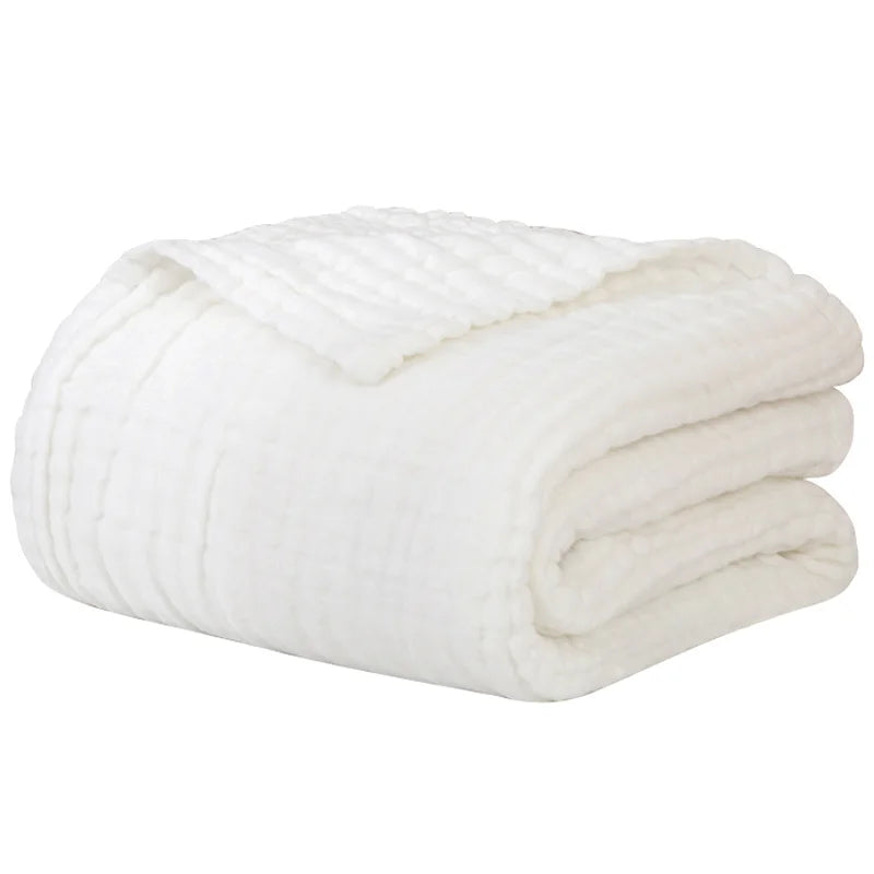 Accappatoio per neonato, Asciugamano in Mussola per Bambini. Morbidezza e Comfort 100% Cotone