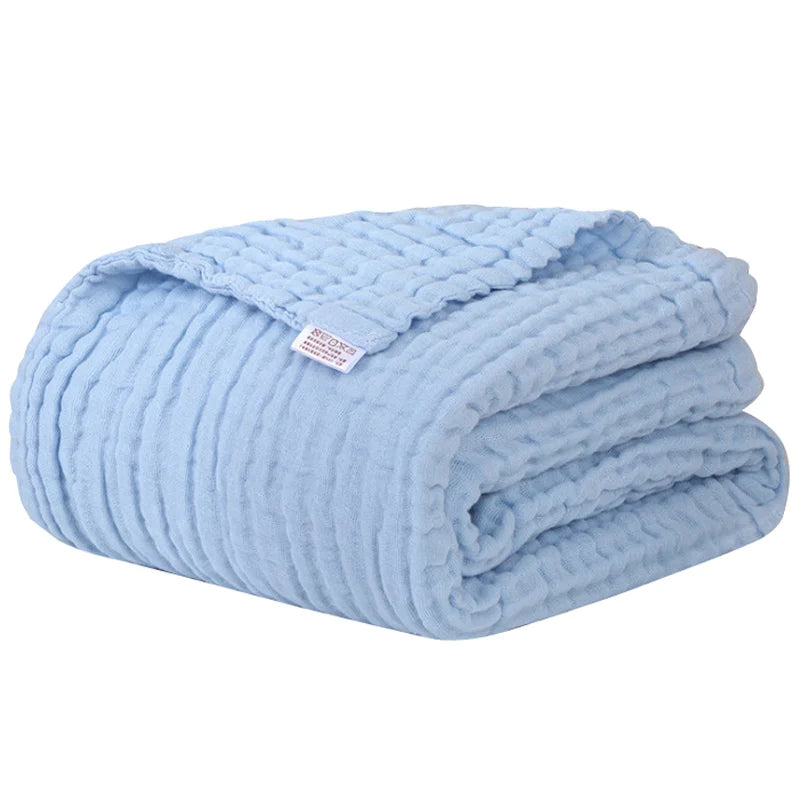 Accappatoio per neonato, Asciugamano in Mussola per Bambini. Morbidezza e Comfort 100% Cotone