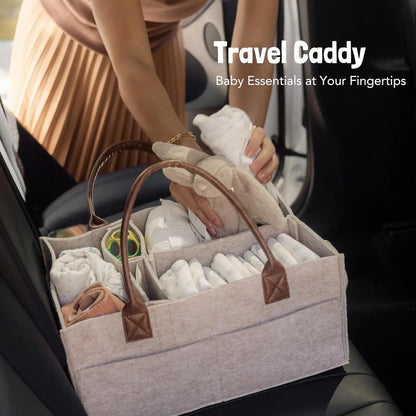 Cestino Portaoggetti per Nursery, Porta Pannolini, Capiente e Pratico