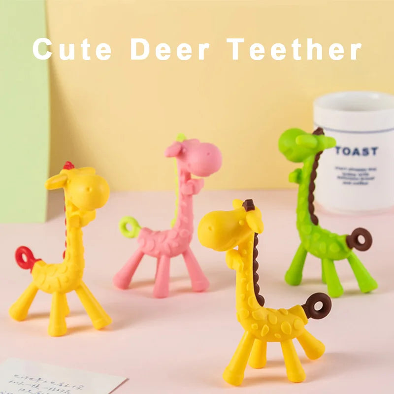 Massaggiagengive Animale in Silicone, sollievo dai moli e dal disagio della dentizione.