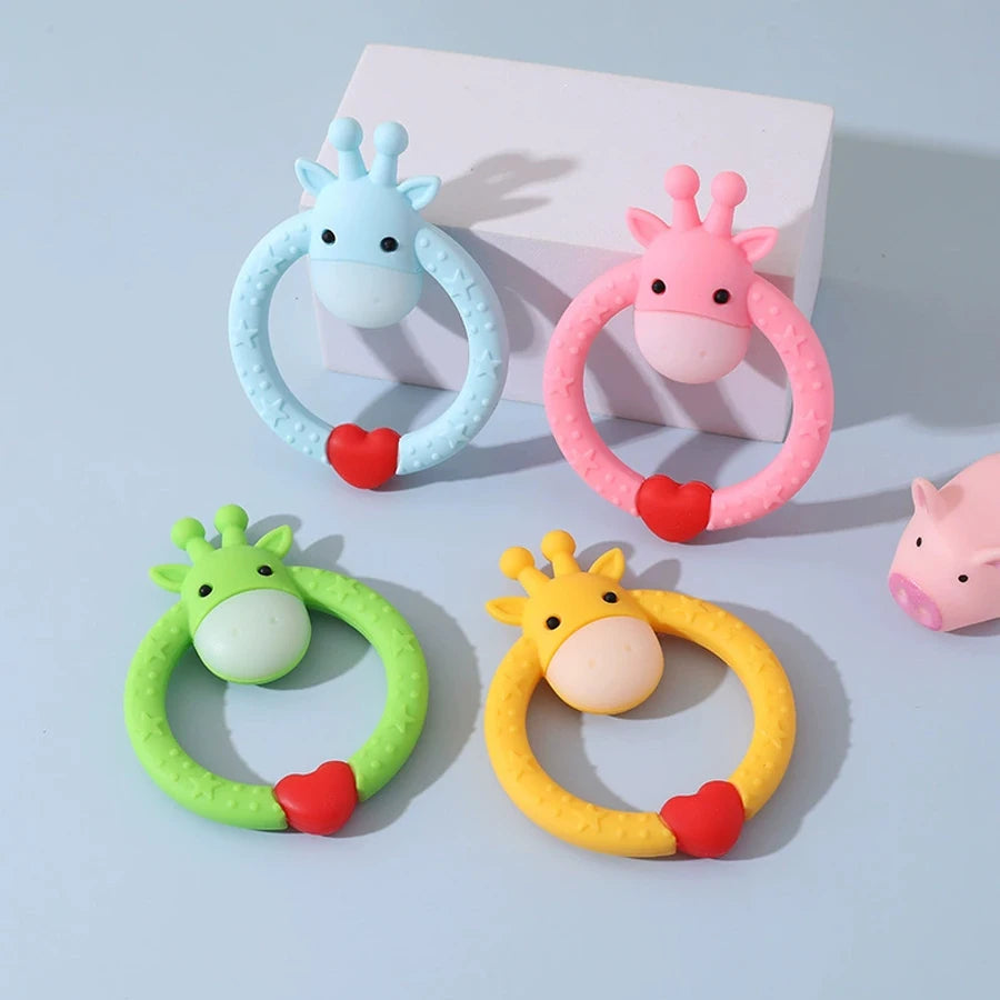 Massaggiagengive Animale in Silicone, sollievo dai moli e dal disagio della dentizione.