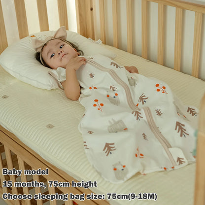 Sacco Nanna Estivo per Bambini 3-18 Mesi. Cotone Traspirante Anti-Calcio