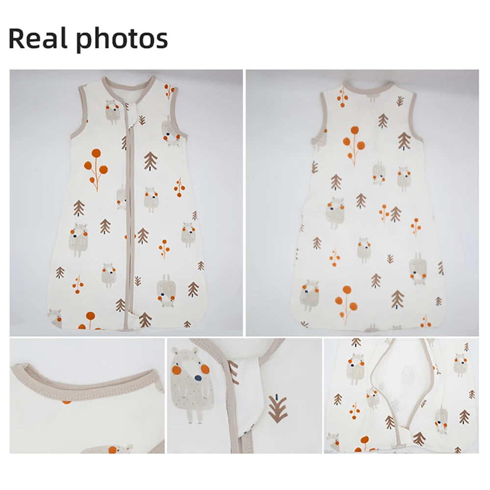 Sacco Nanna Estivo per Bambini 3-18 Mesi. Cotone Traspirante Anti-Calcio