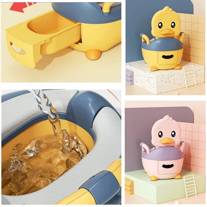 Vasino portabile per bambini con schienale e design antiscivolo