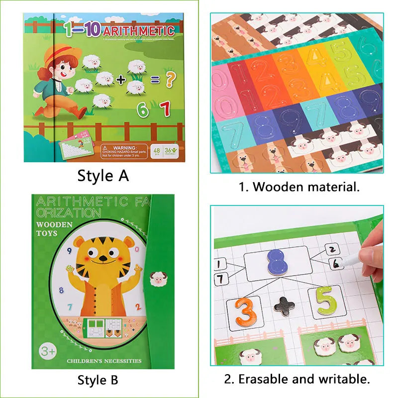 Puzzle Matematico Magnetico Montessori