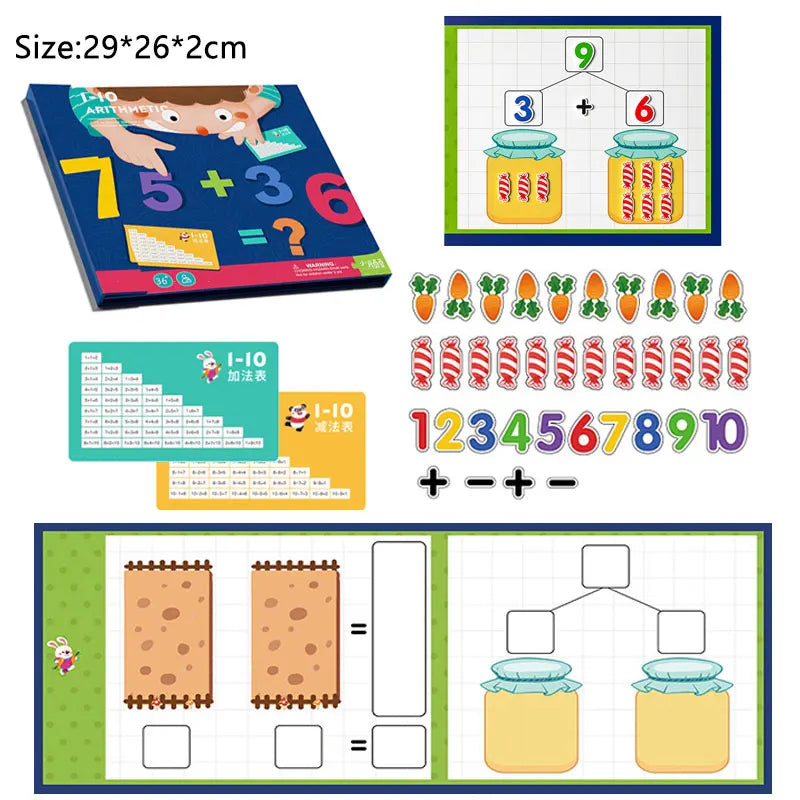 Puzzle Matematico Magnetico Montessori