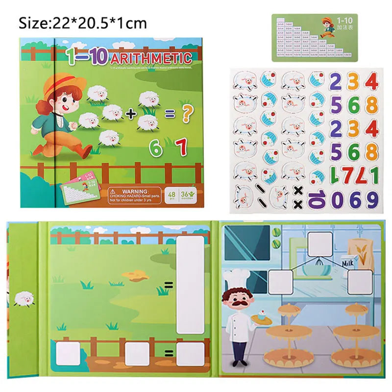 Puzzle Matematico Magnetico Montessori