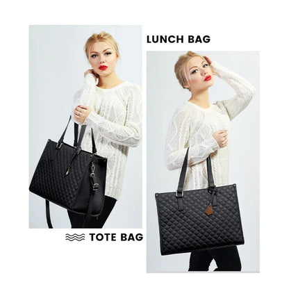 Borsa 2-in-1 Termica per Pranzo e Lavoro. Elegante, Spaziosa e Perfetta per Donne Sempre in Movimento 🥗💼