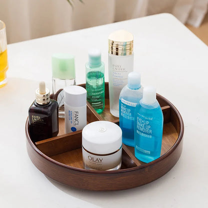 Mensola legno Girevole in Bambù. Organizer Salvaspazio per Cucina o Bagno