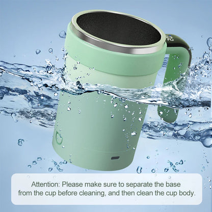 SwirlSip 380ML – The Smart Self-Stirring Mug That Mixes While You Relax