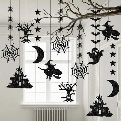 Decorazioni Halloween 6pz. Banner e Pendenti Spaventosi