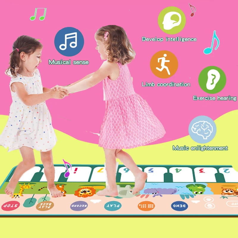 Tappeto Musicale Piano per Bambini. Gioco Educativo per Sviluppo Motorio e Creatività