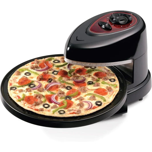Pizzazz Plus Rotating Oven, Black: The Ultimate Kitchen Game Changer