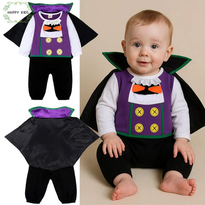 Costume Halloween Pipistrello Neonato con Cappuccio! Costume Vampiro.