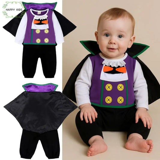Costume Halloween Pipistrello Neonato con Cappuccio! Costume Vampiro.