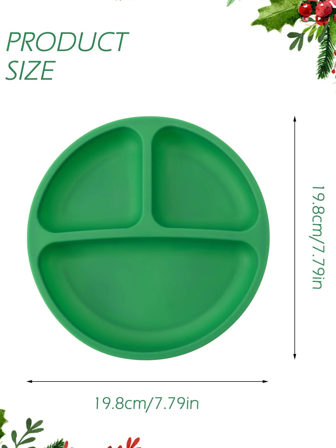 Piatto in Silicone con Ventosa per Bambini BPA Free